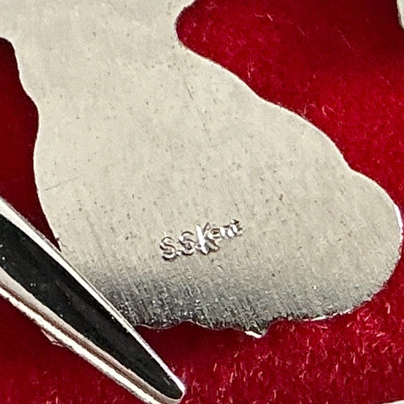 Wells Vintage 1970’s Sterling Silver Double Link Charm Bracelet With 10 Charms - Picture 9 of 14